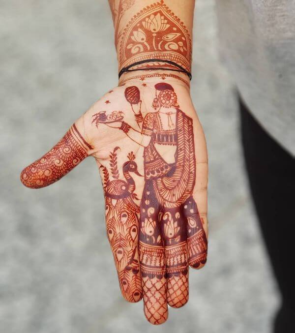 20 Karwa Chauth Mehndi Designs 2021: Karva Chauth Special Simple, Easy and  Latest Mehndi Designs Images for Hand, Front and Back Side